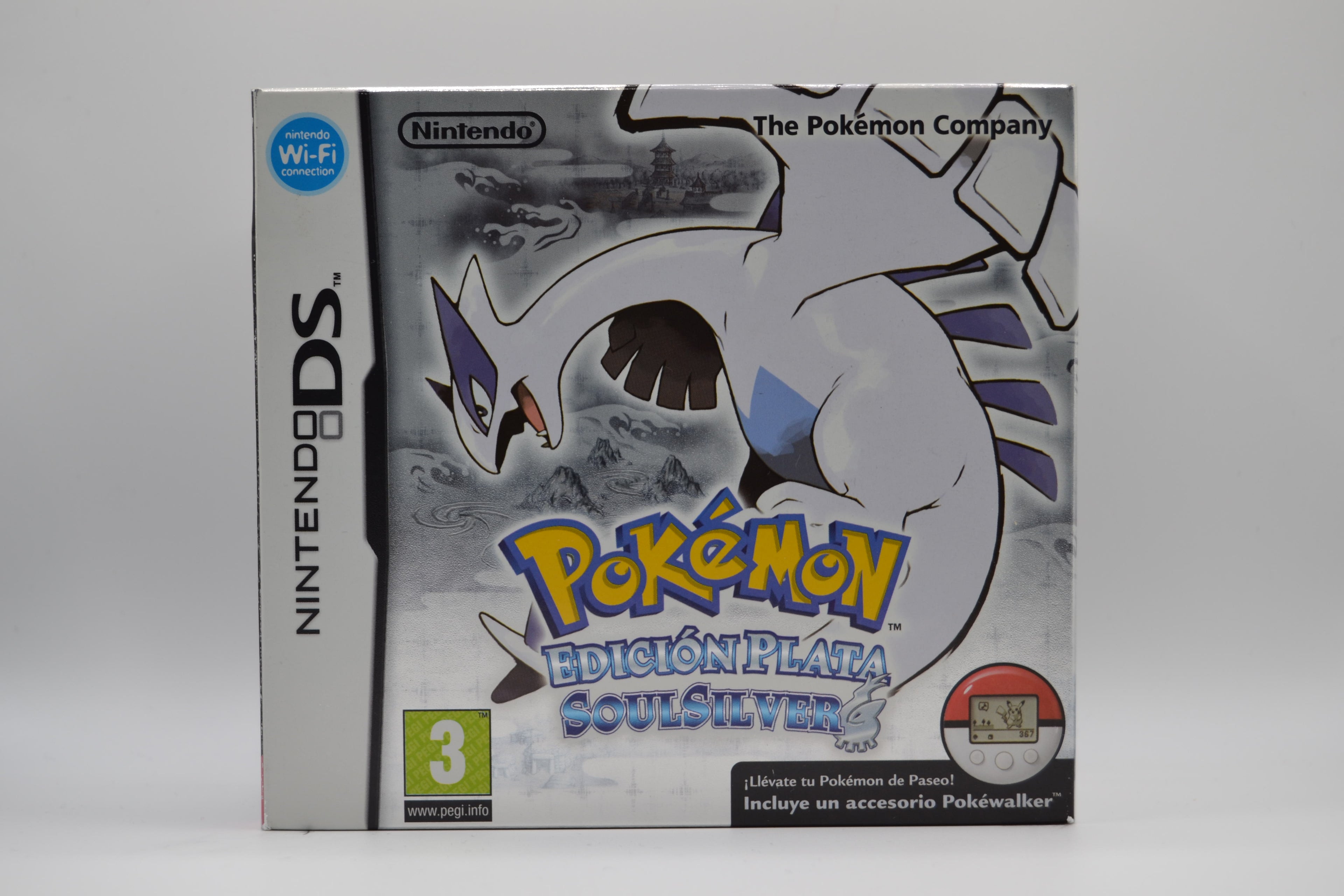 Pokemon Soulsilver Box [DS] Completo + Pokewalker + Figura - Estado Coleccionista