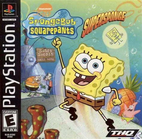Spongebob Squarepants - Supersponge PlayStation 1 solo CD NTSC-U/C - Estado básico