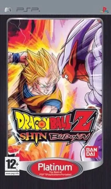Dragon Ball Z Shin Budokai Platinum PlayStation Portable juego+caja PAL ESP - Estado BÁSICO