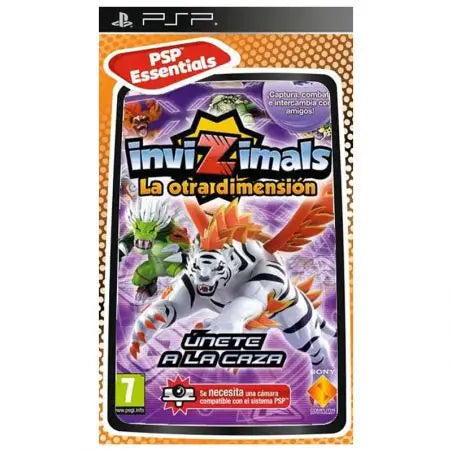 Invizimals: La Otra Dimensión PSP Essentials PlayStation Portable juego + caja PAL ESP - Estado cuidado