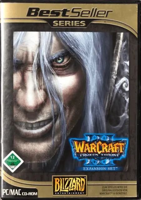Warcraft III: The Frozen Throne BEST SELL SERIES PC completo versión UK - Estado excelente
