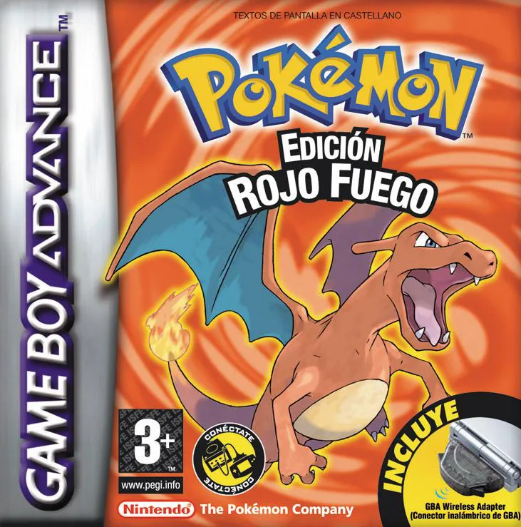 Pokémon Rojo Fuego para Game Boy Advance (GBA) Solo Cartucho PAL ESP, Estado Excelente