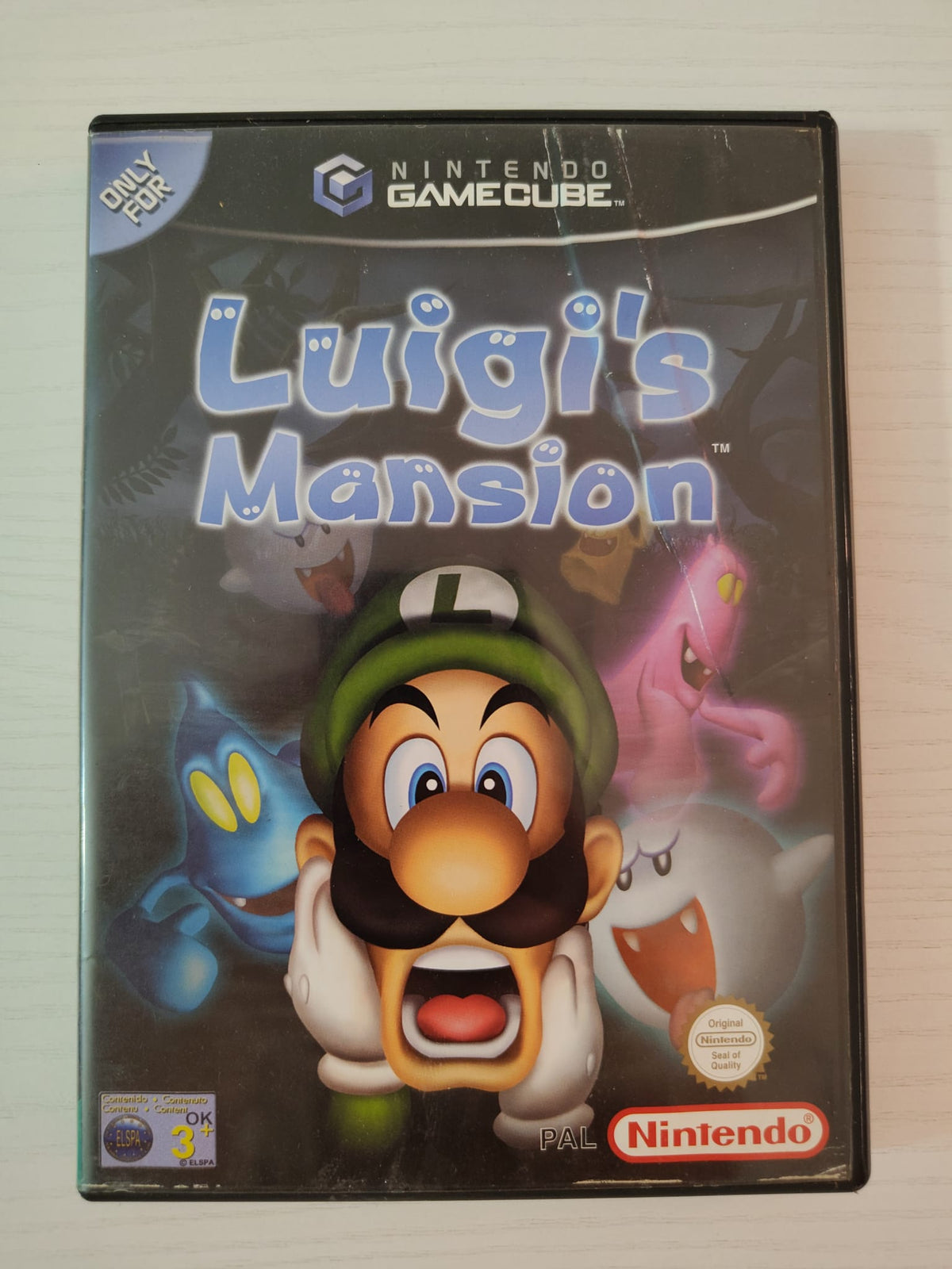 Luigi's Mansion GameCube juego + caja PAL ESP - Estado básico