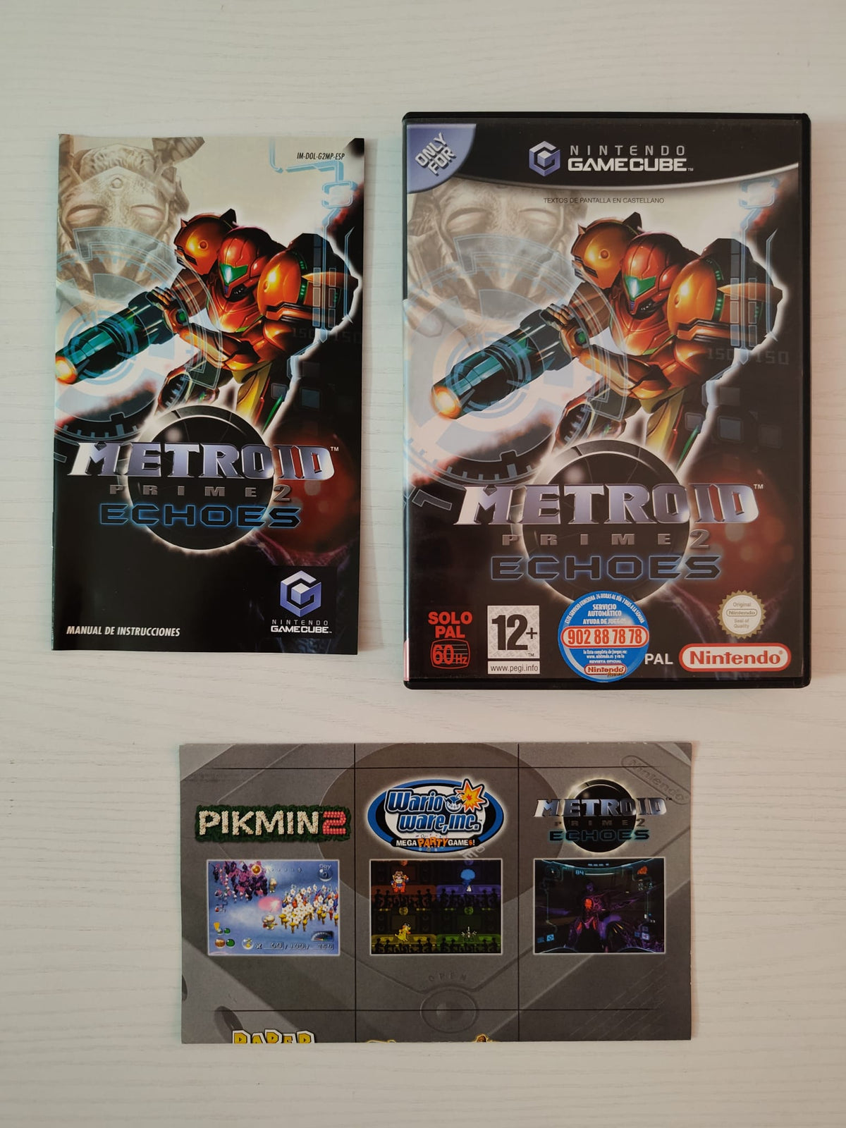Metroid Prime 2: Echoes GameCube completo PAL ESP - Estado excelente