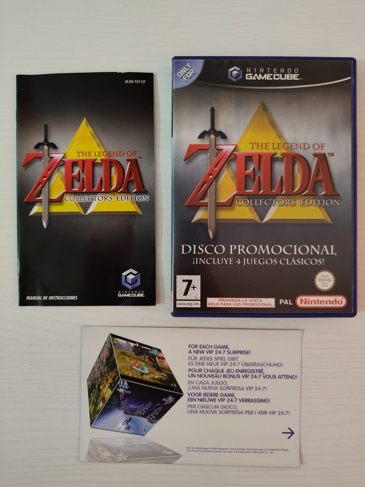 The Legend of Zelda: Collector’s Edition GameCube completo PAL ESP - Estado excelente