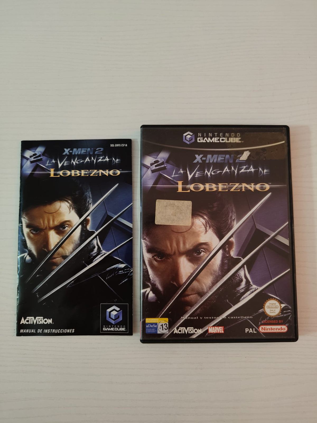 X-Men 2: La Venganza de Lobezno GameCube completo PAL ESP - Estado cuidado