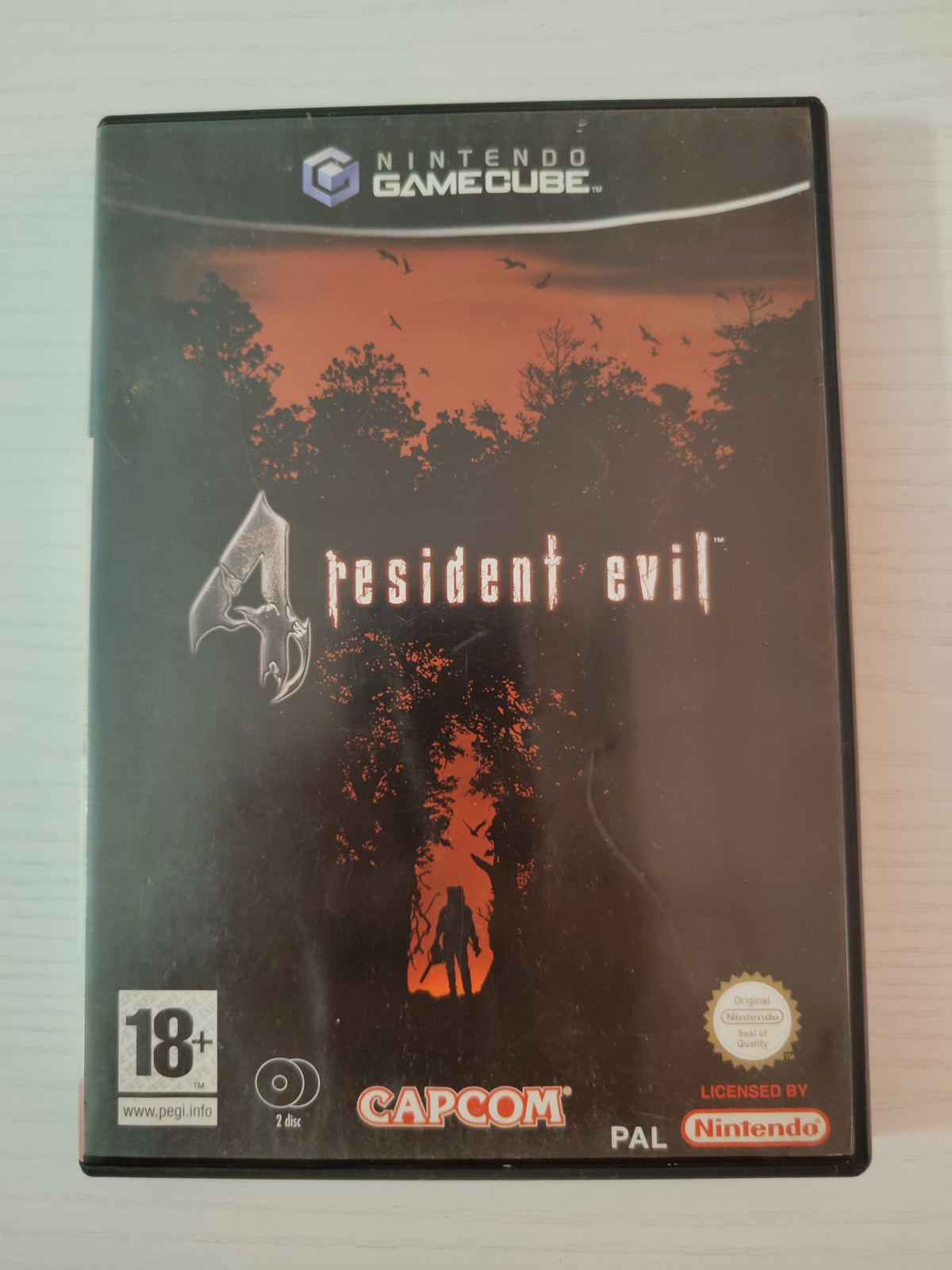 Resident Evil 4 GameCube completo PAL ESP - Estado cuidado