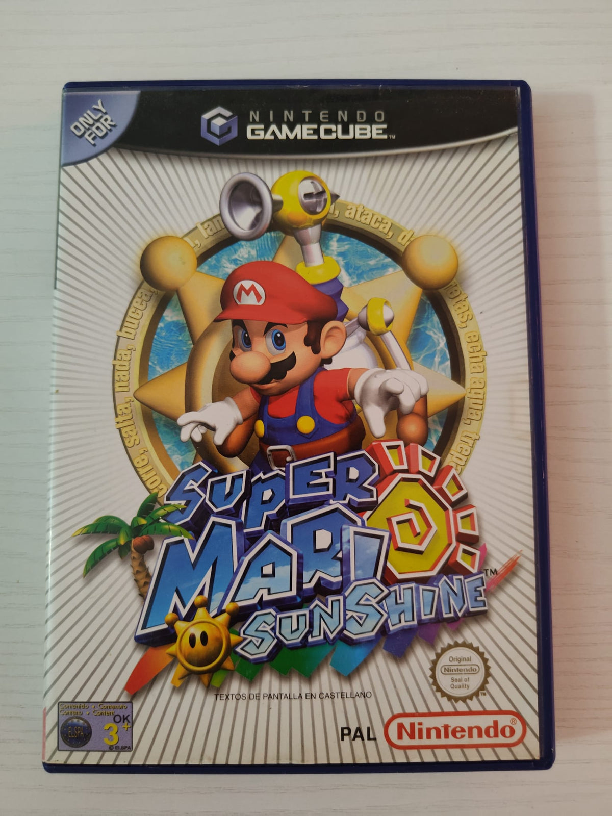 Super Mario Sunshine GameCube juego + caja PAL ESP - Estado excelente