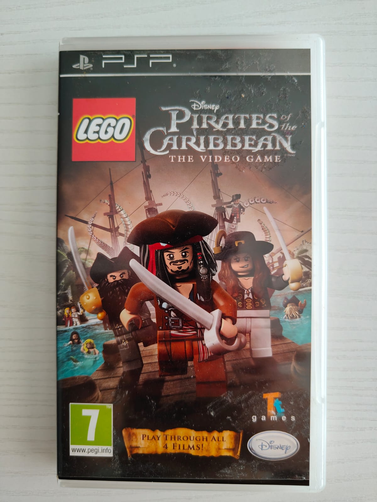 LEGO Piratas del Caribe: El Videojuego PlayStation Portable completo PAL UK - Estado cuidado