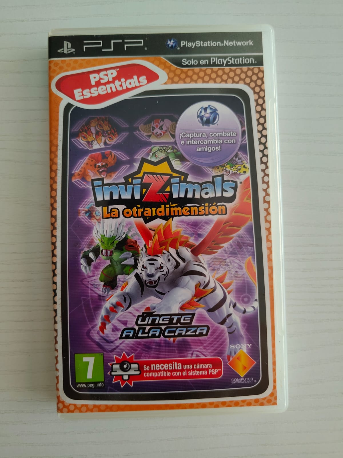 Invizimals: La Otra Dimensión PSP Essentials PlayStation Portable juego + caja PAL ESP - Estado cuidado