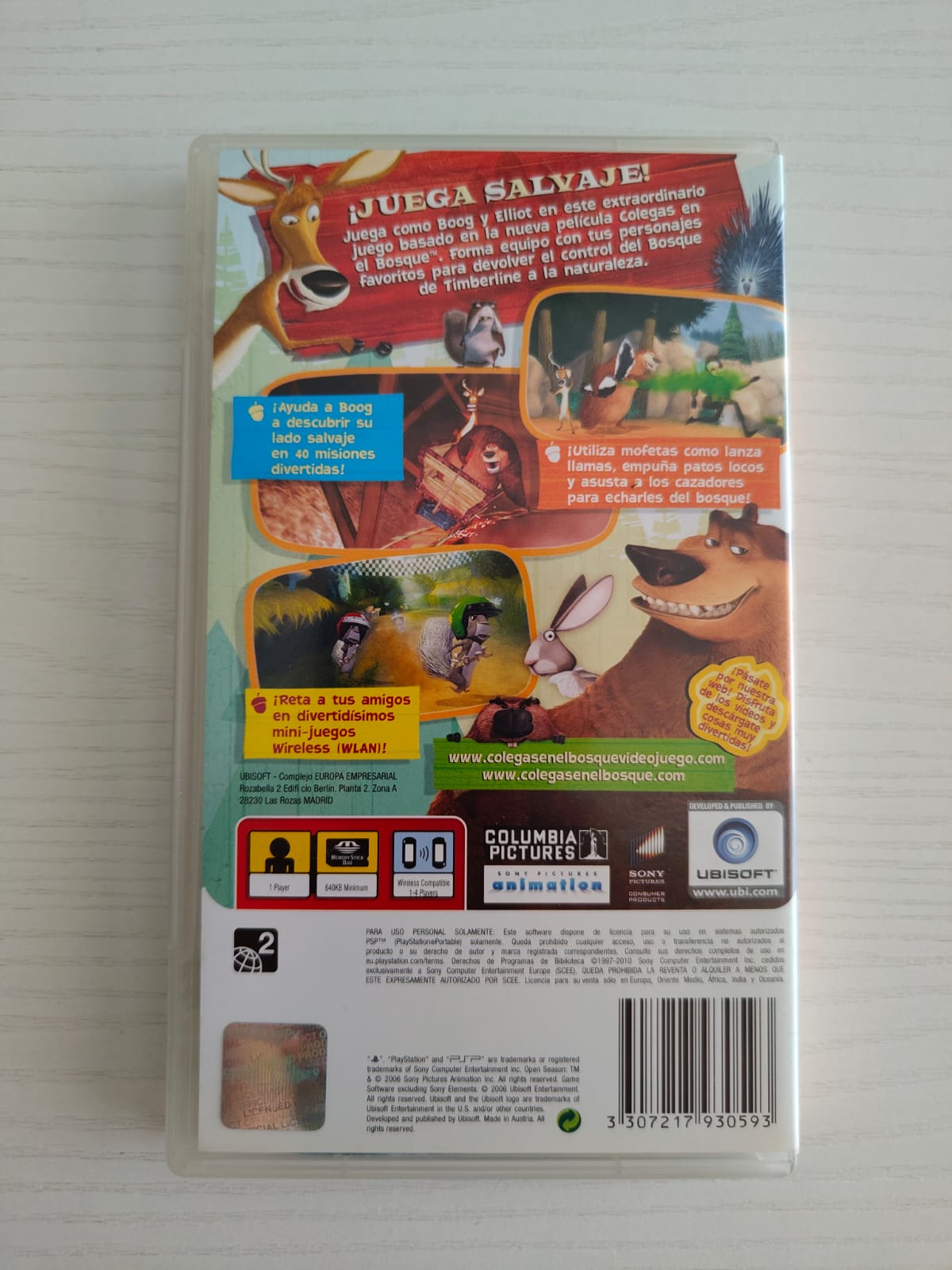 Colegas en el Bosque PSP Essentials PlayStation Portable completo PAL ESP - Estado excelente