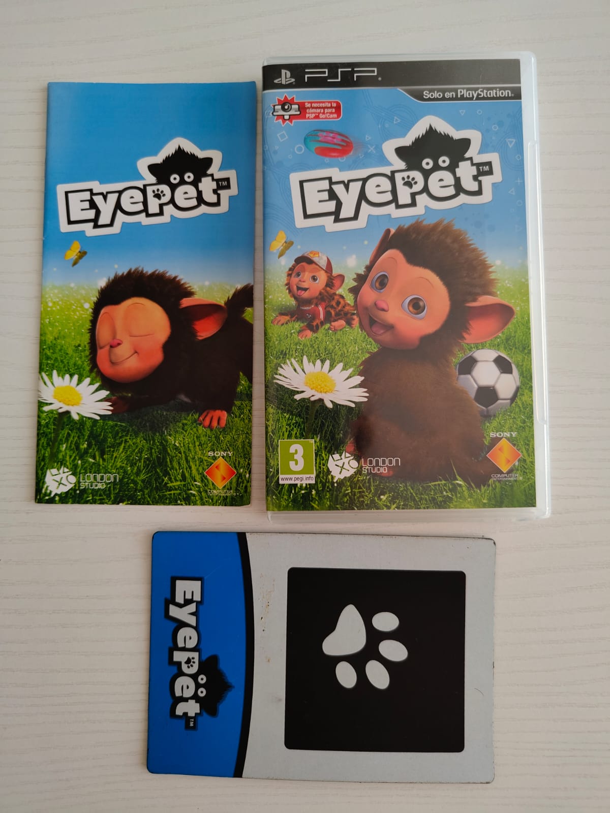 EyePet PlayStation Portable completo PAL ESP - Estado cuidado