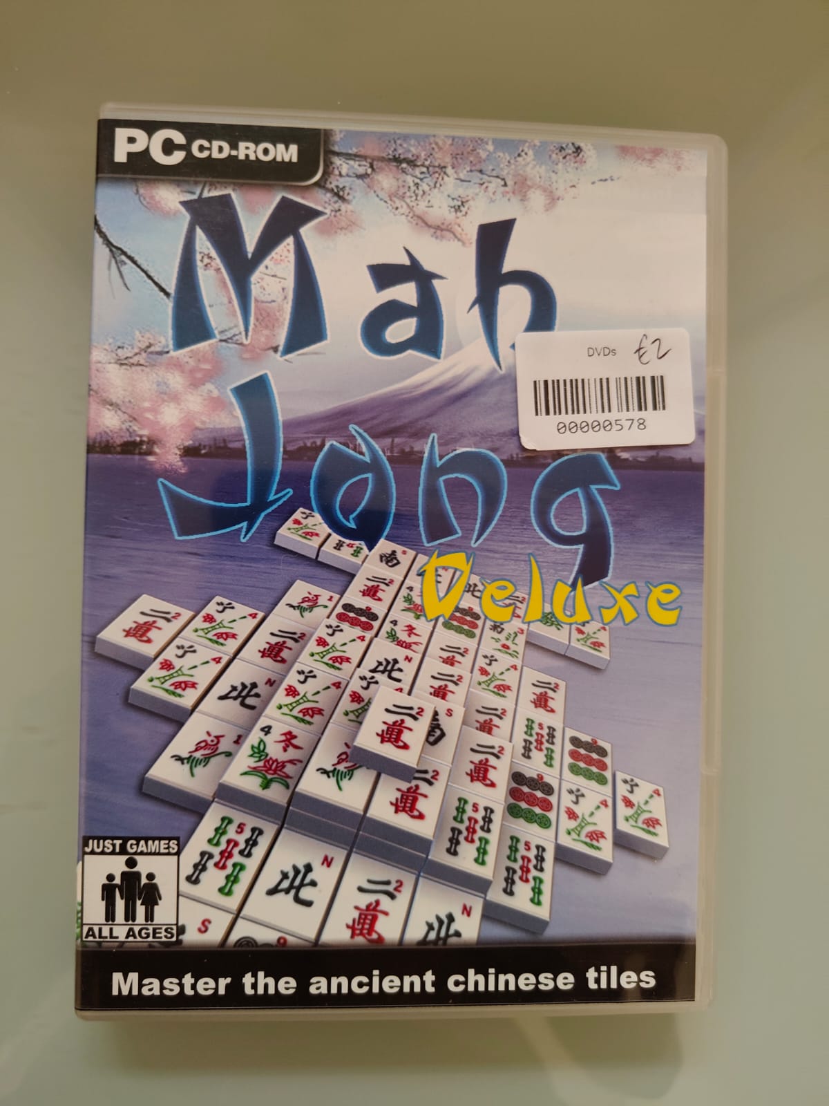Mah Jong Deluxe PC juego + caja versión UK - Estado básico