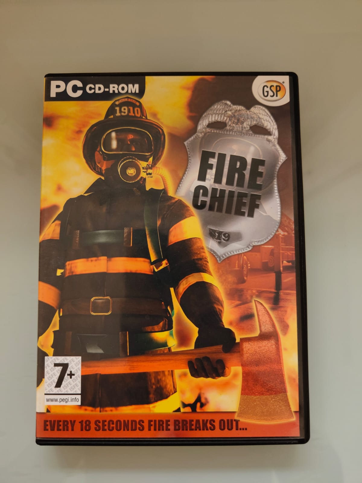 Fire Chief PC juego + caja versión UK - Estado excelente