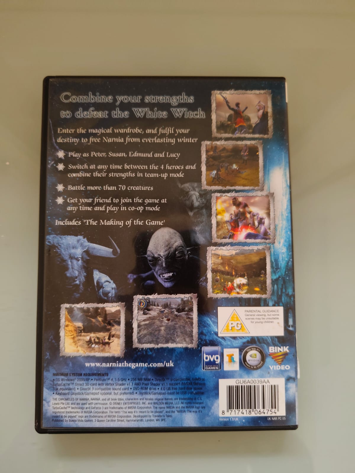 The Chronicles of Narnia: The Lion, the Witch and the Wardrobe PC juego + caja versión UK - Estado cuidado