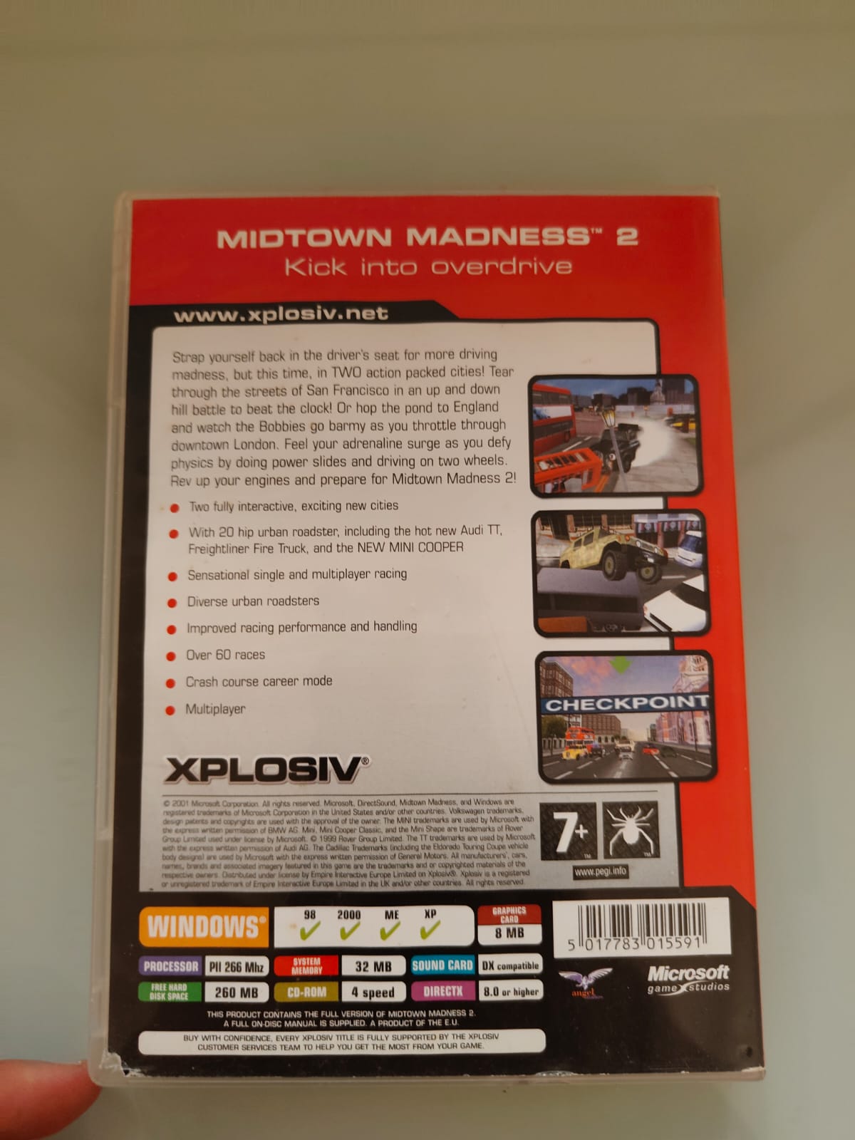 Midtown Madness 2 Xplosiv PC juego + caja versión UK - Estado excelente