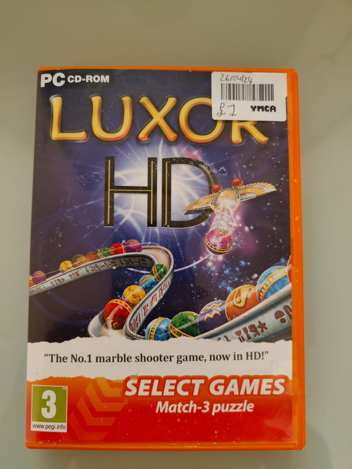 Luxor HD PC juego + caja versión UK - Estado cuidado