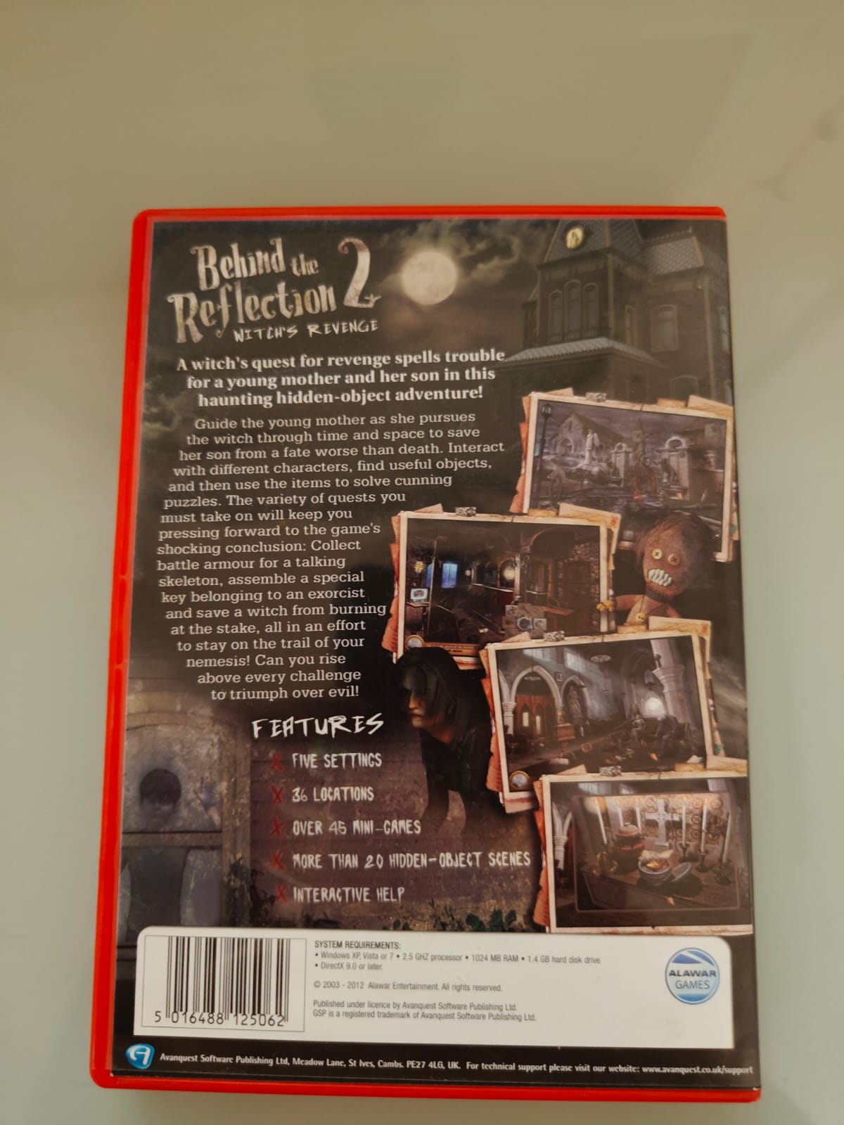 Behind the Reflection 2: Witch's Revenge PC juego + caja versión UK - Estado excelente