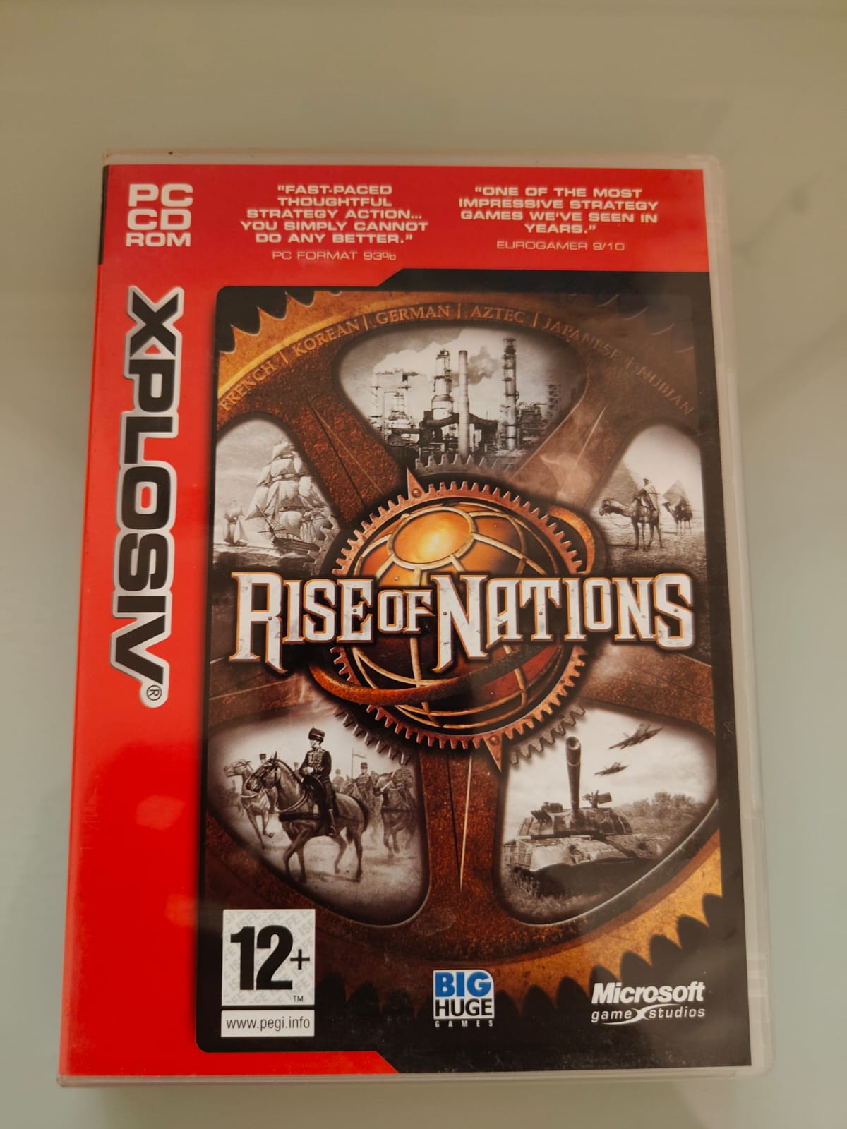 Rise of Nations Xplosiv PC juego + caja versión UK - Estado excelente