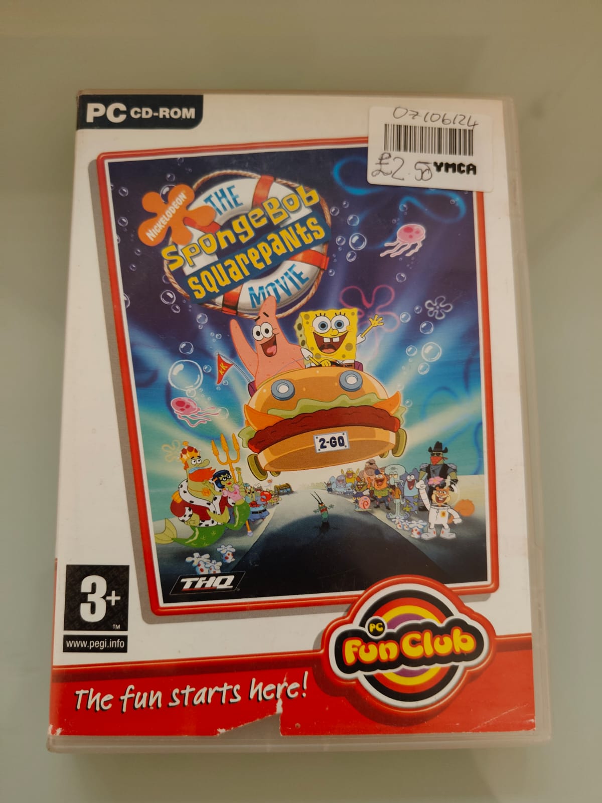 SpongeBob SquarePants: The Movie Fun Club PC juego + caja versión UK - Estado básico