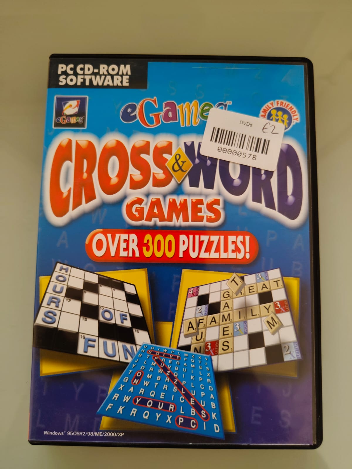 Cross & Word Games PC juego + caja versión UK - Estado cuidado