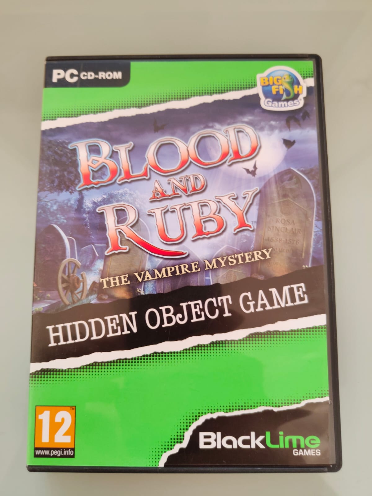 Blood and Ruby: The Vampire Mystery Black Lime Games PC juego + caja versión UK - Estado cuidado