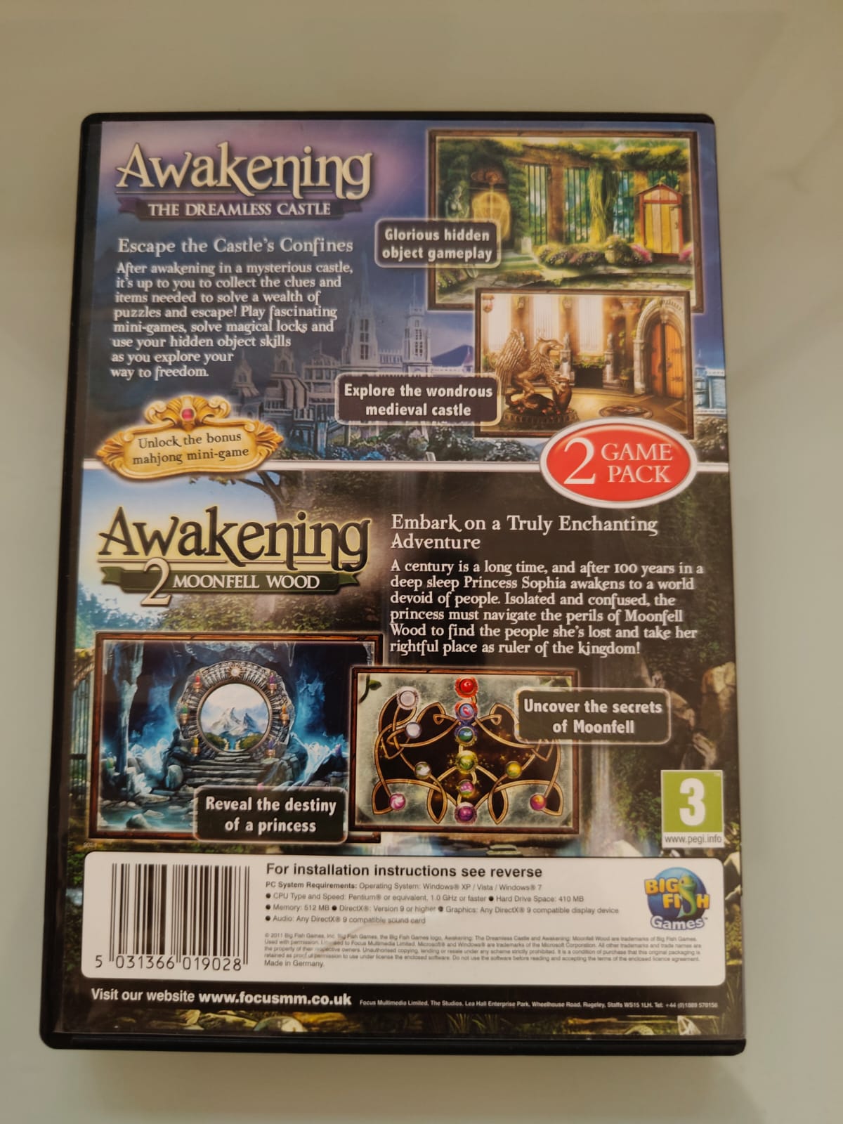 The Hidden Mystery Collectives: Awakening 1 & 2 PC juego + caja versión UK - Estado cuidado