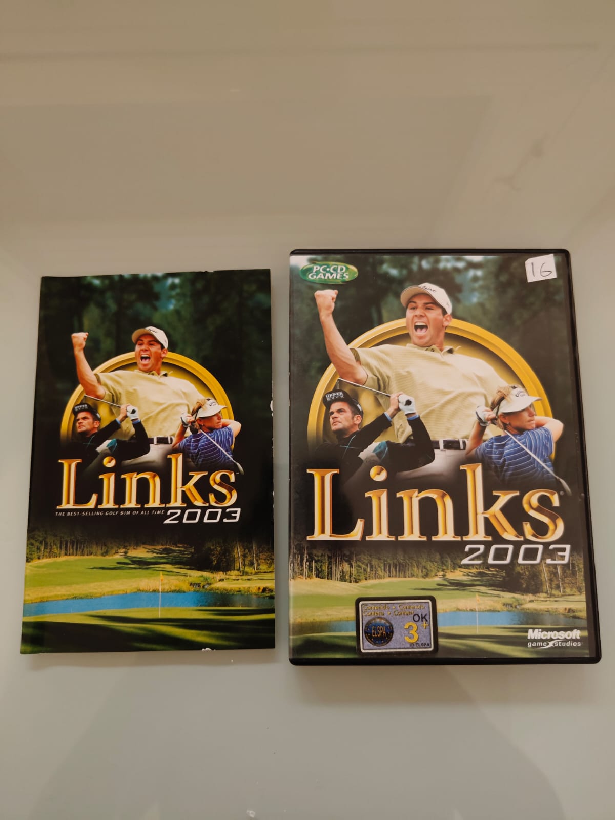 Links 2003 PC completo versión UK - Estado excelente