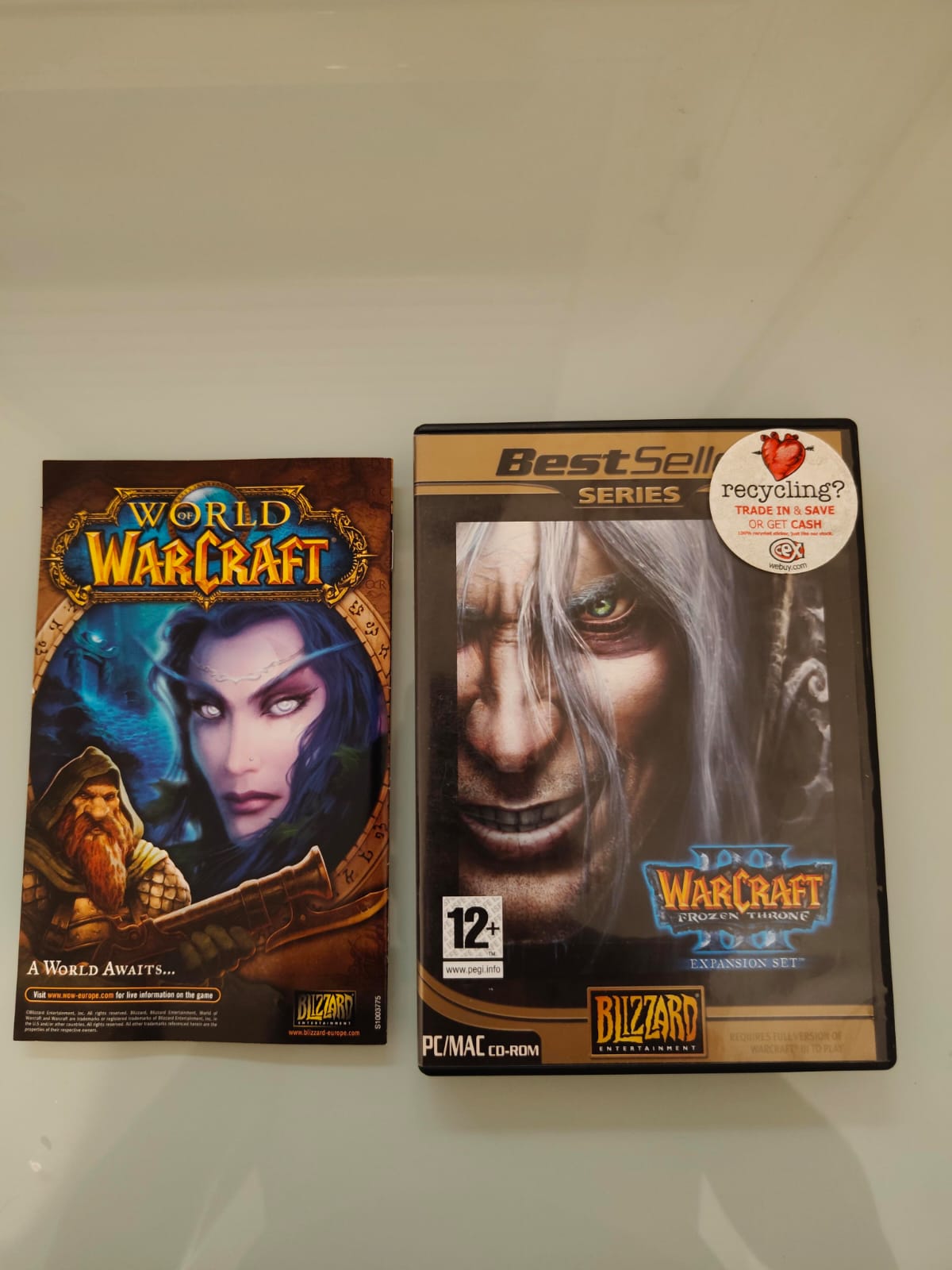 Warcraft III: The Frozen Throne BEST SELL SERIES PC completo versión UK - Estado excelente