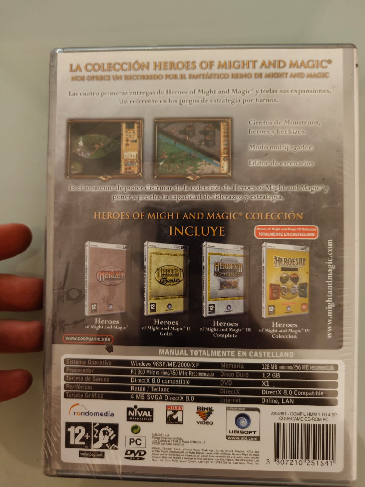 Heroes of Might and Magic Collection PC sellado versión España - Estado nuevo