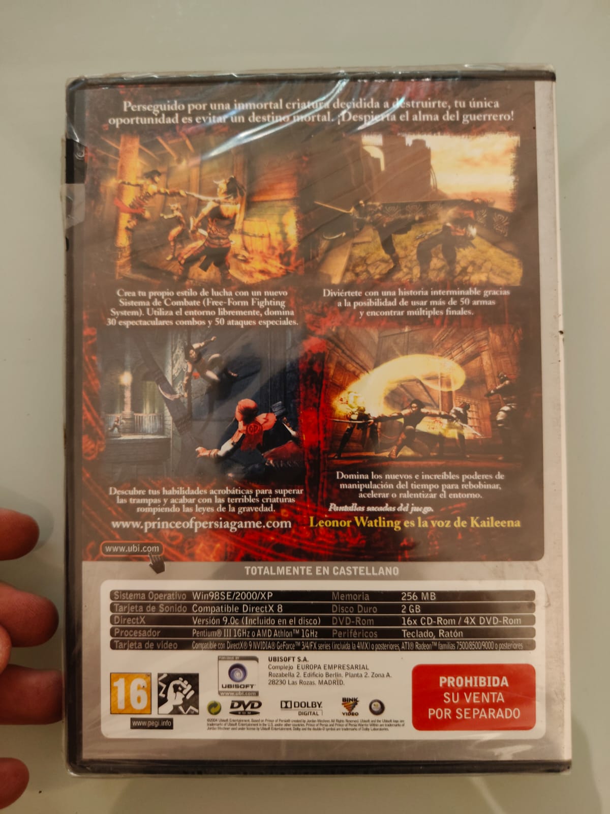 Prince of Persia: El Alma del Guerrero PC sellado versión España - Estado nuevo