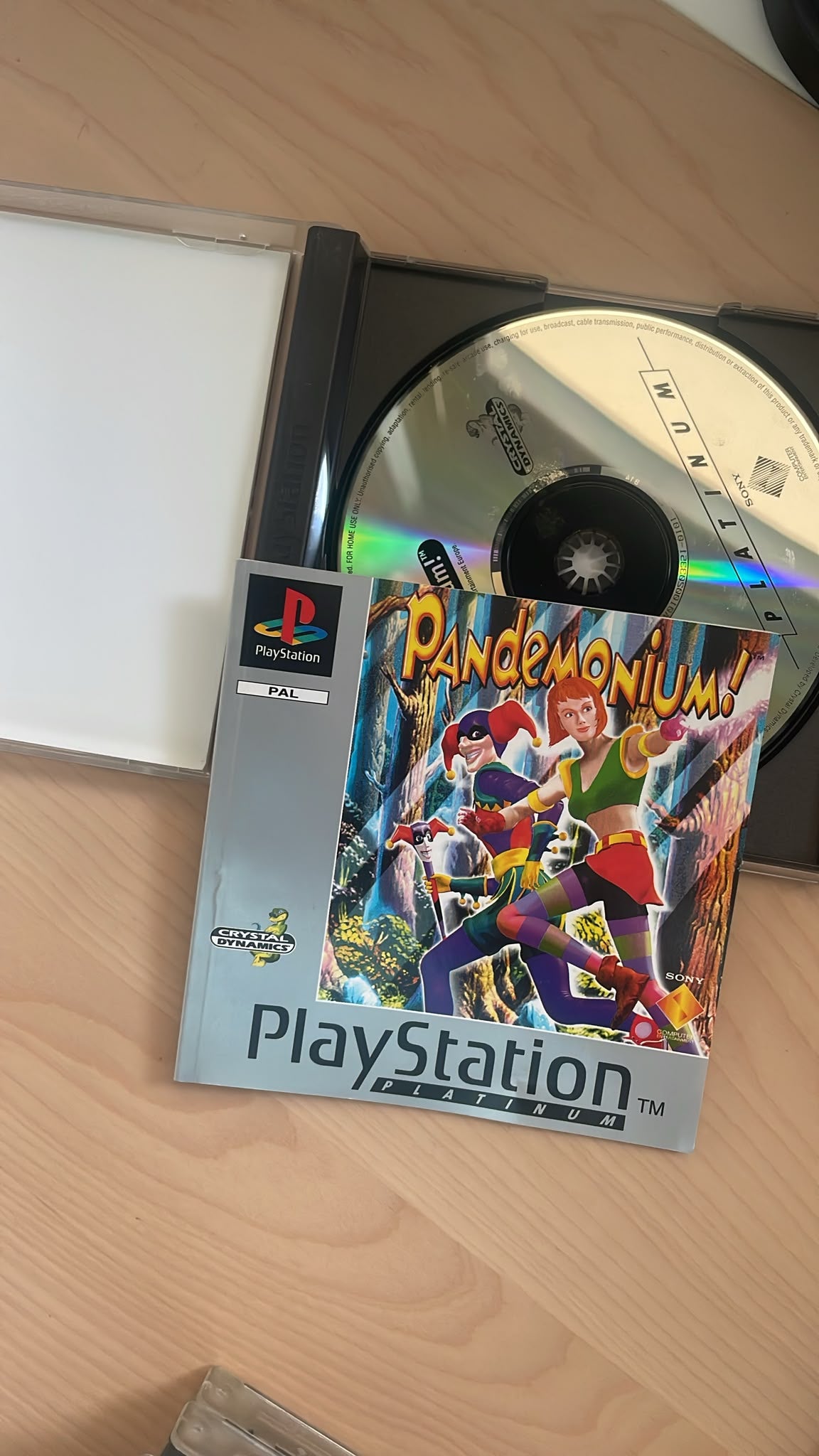 Pandemonium Platinum PlayStation 1 completo PAL EUR - Estado excelente