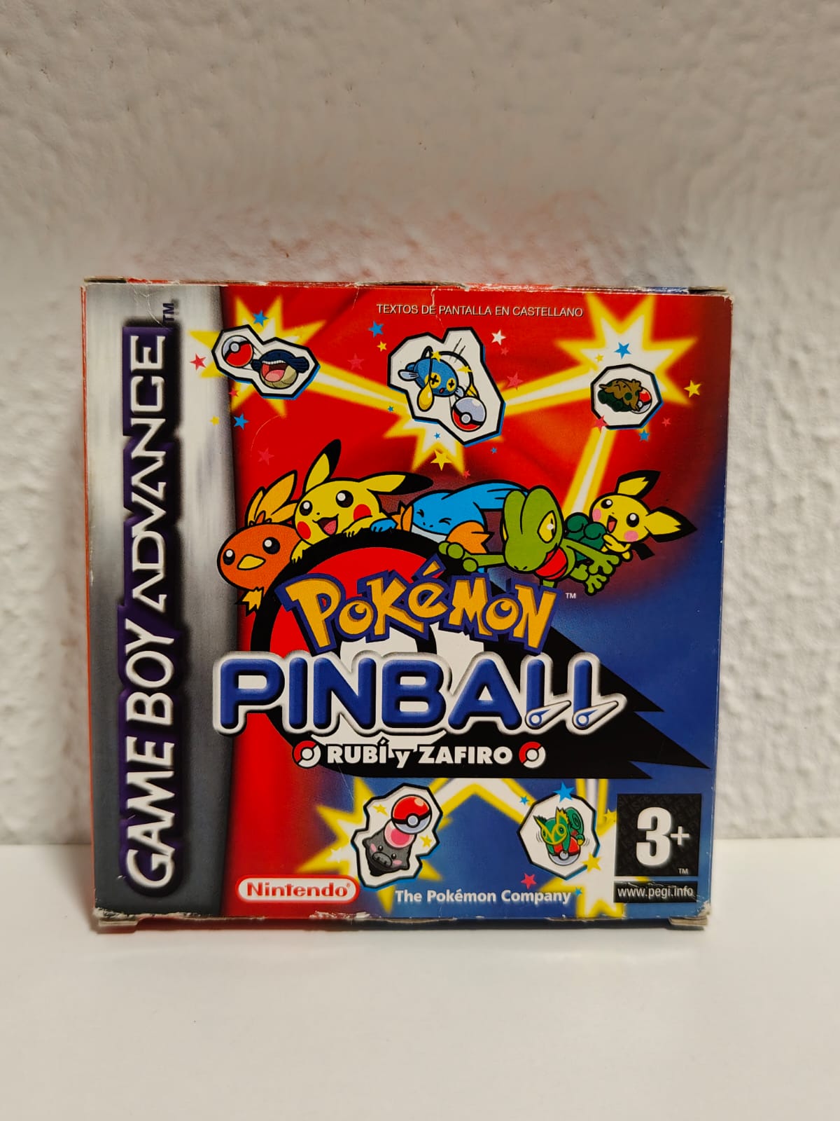 Pokémon Pinball Rubí y Zafiro GBA PAL ESP Completo - ESTADO EXCELENTE