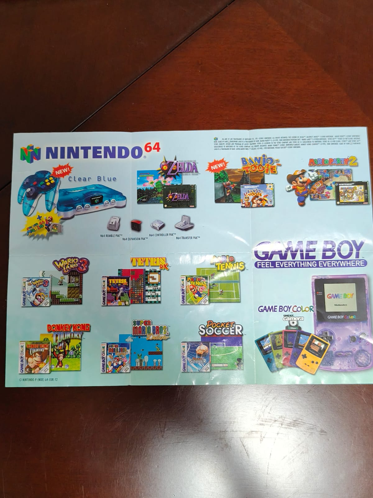 Pokémon Oro GBC PAL ESP Completo - PRESENTA DESGASTE