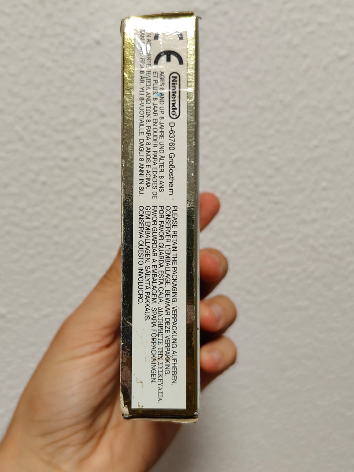 Pokémon Oro GBC PAL ESP Completo - PRESENTA DESGASTE