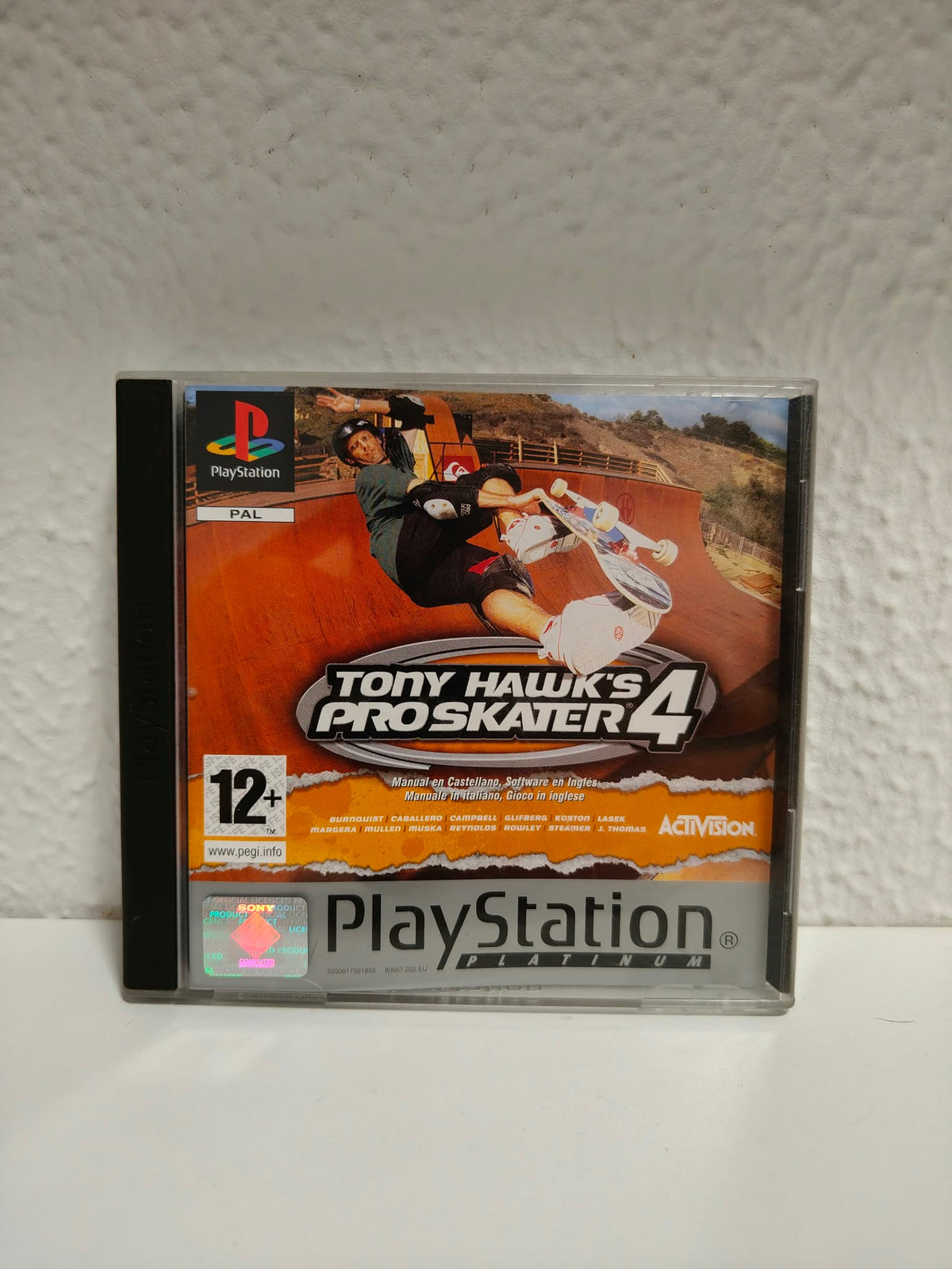 Tony Hawk's Pro Skater 4 PlayStation 1 completo PAL ESP - Estado coleccionista