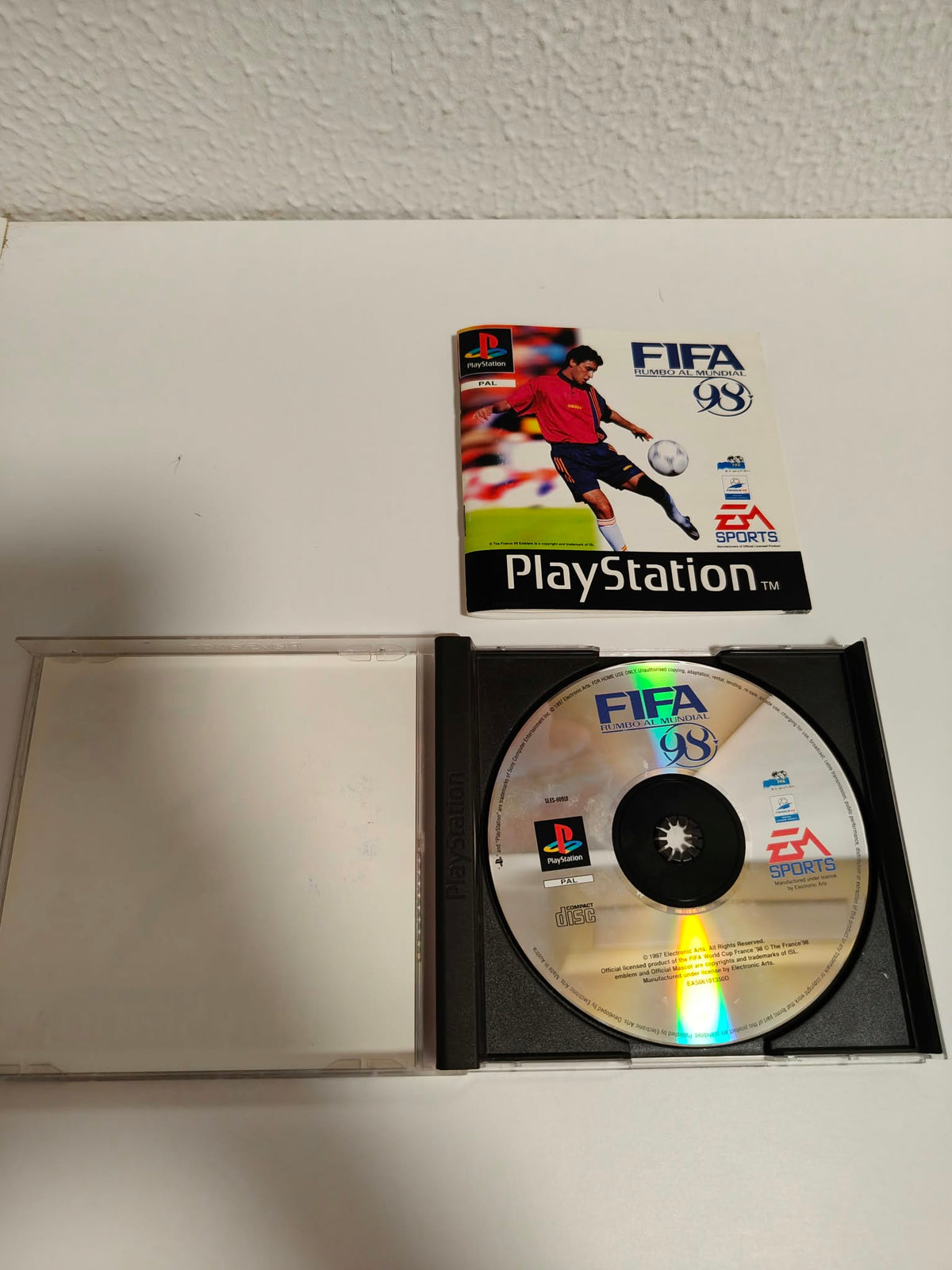 FIFA Rumbo al Mundial 98 PlayStation 1 completo PAL ESP - Estado excelente