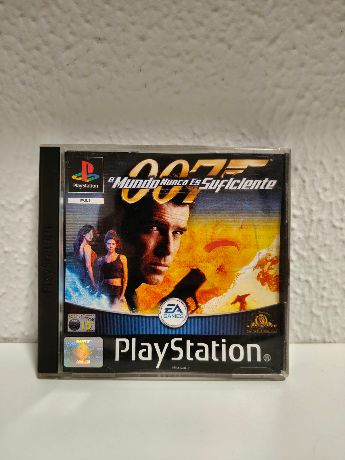 007: El Mundo Nunca Es Suficiente PlayStation 1 juego + caja PAL ESP - Estado básico