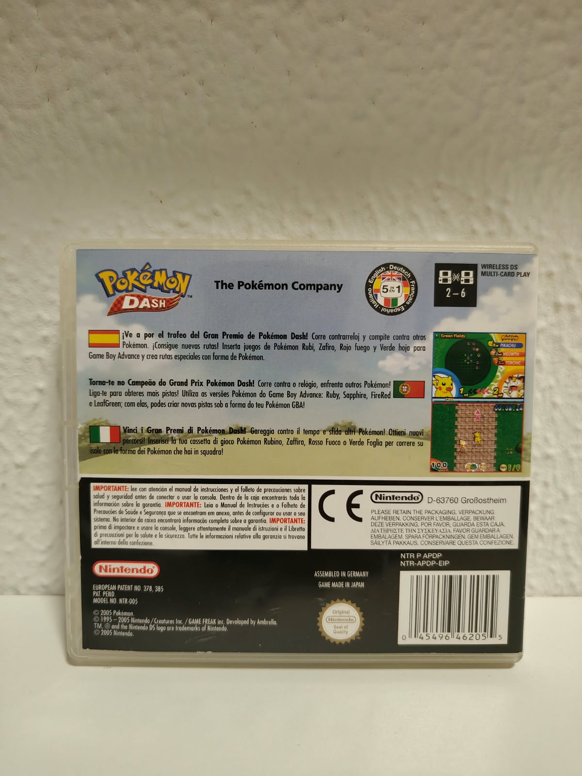 Pokémon Dash Nintendo DS PAL ESP ESTADO EXCELENTE