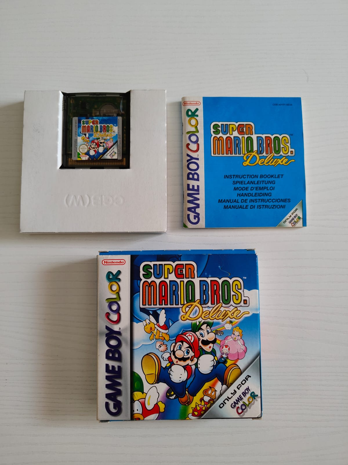 Super Mario Bros Deluxe Game Boy completo PAL ESP - Estado excelente