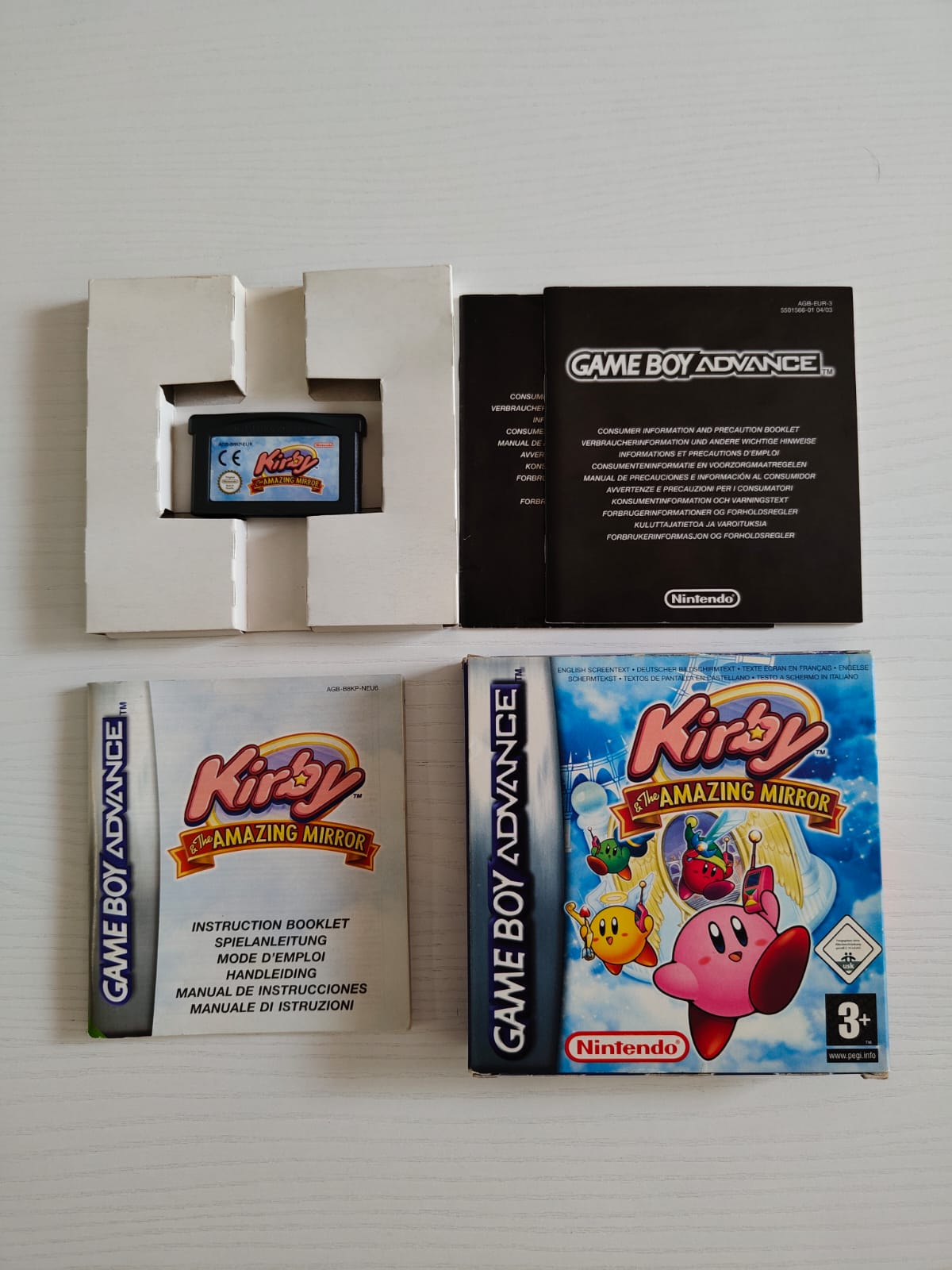 Kirby & The Amazing Mirror Game Boy Advance completo PAL ESP - Estado coleccionista