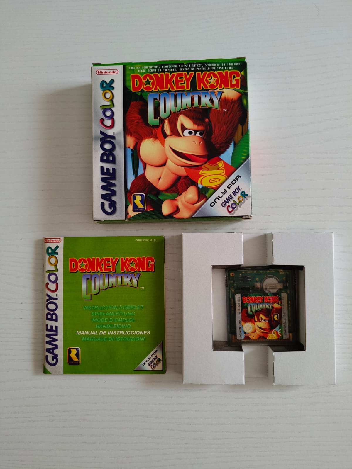 Donkey Kong Country Game Boy Color completo PAL EUR - Estado coleccionista