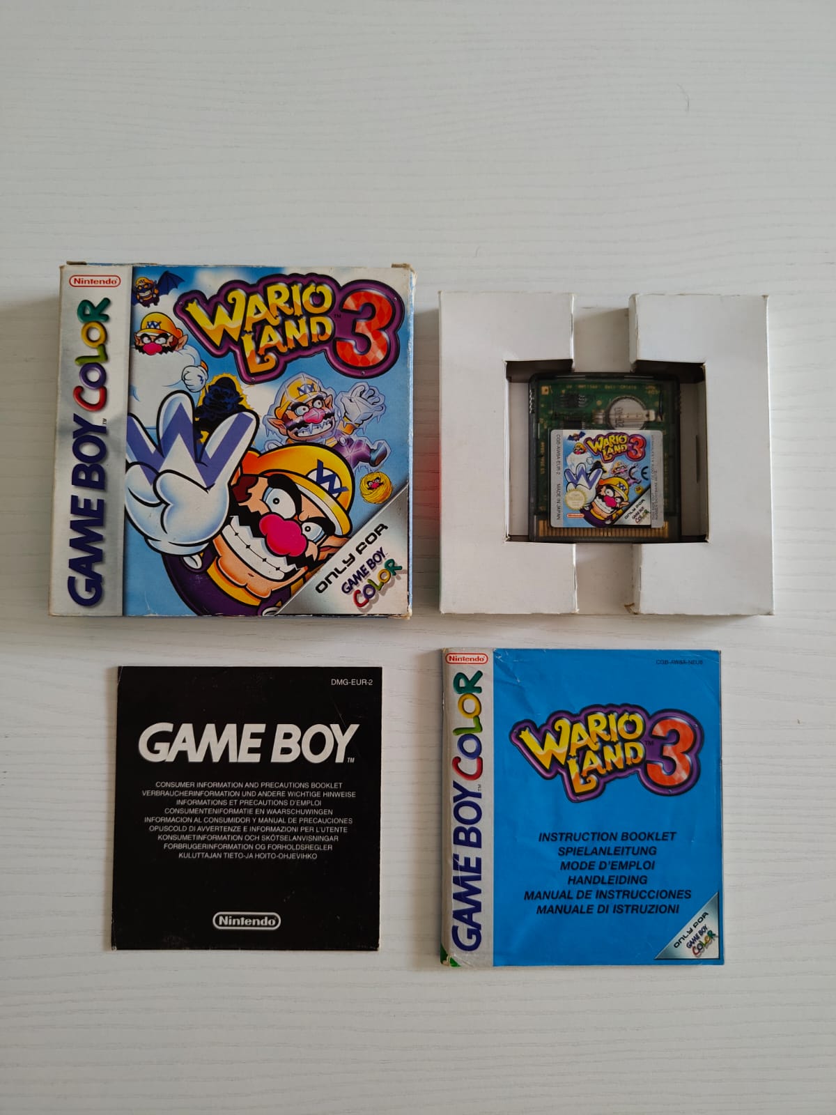 Wario Land 3 Game Boy completo PAL EUR - Estado cuidado