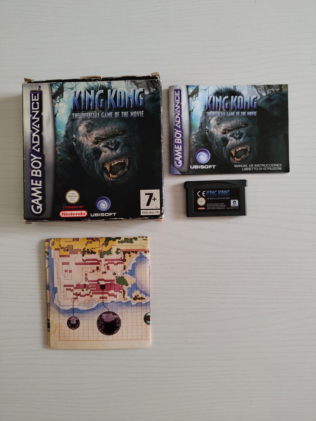 King Kong Game Boy Advance completo sin cartón interior PAL EUR - Estado básico