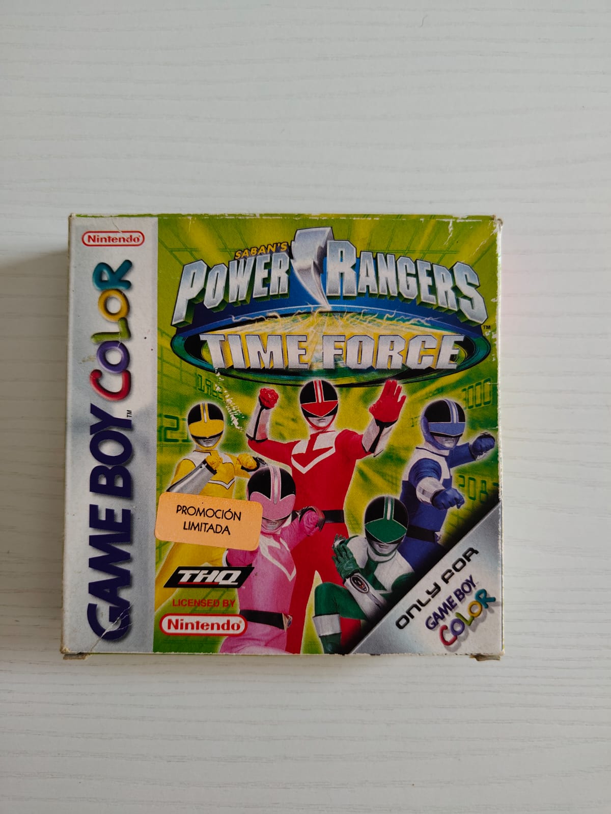 Power Rangers Time Force Game Boy Color completo PAL EUR - Estado cuidado