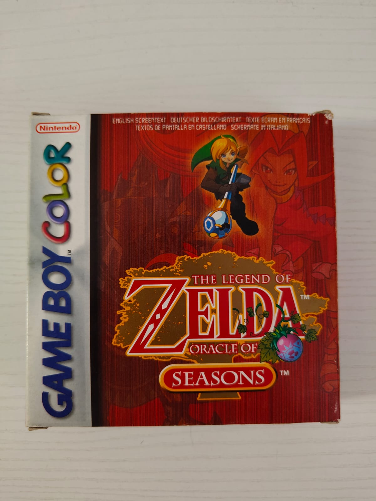 The Legend of Zelda Oracle of Seasons Game Boy Color completo PAL EUR - Estado cuidado