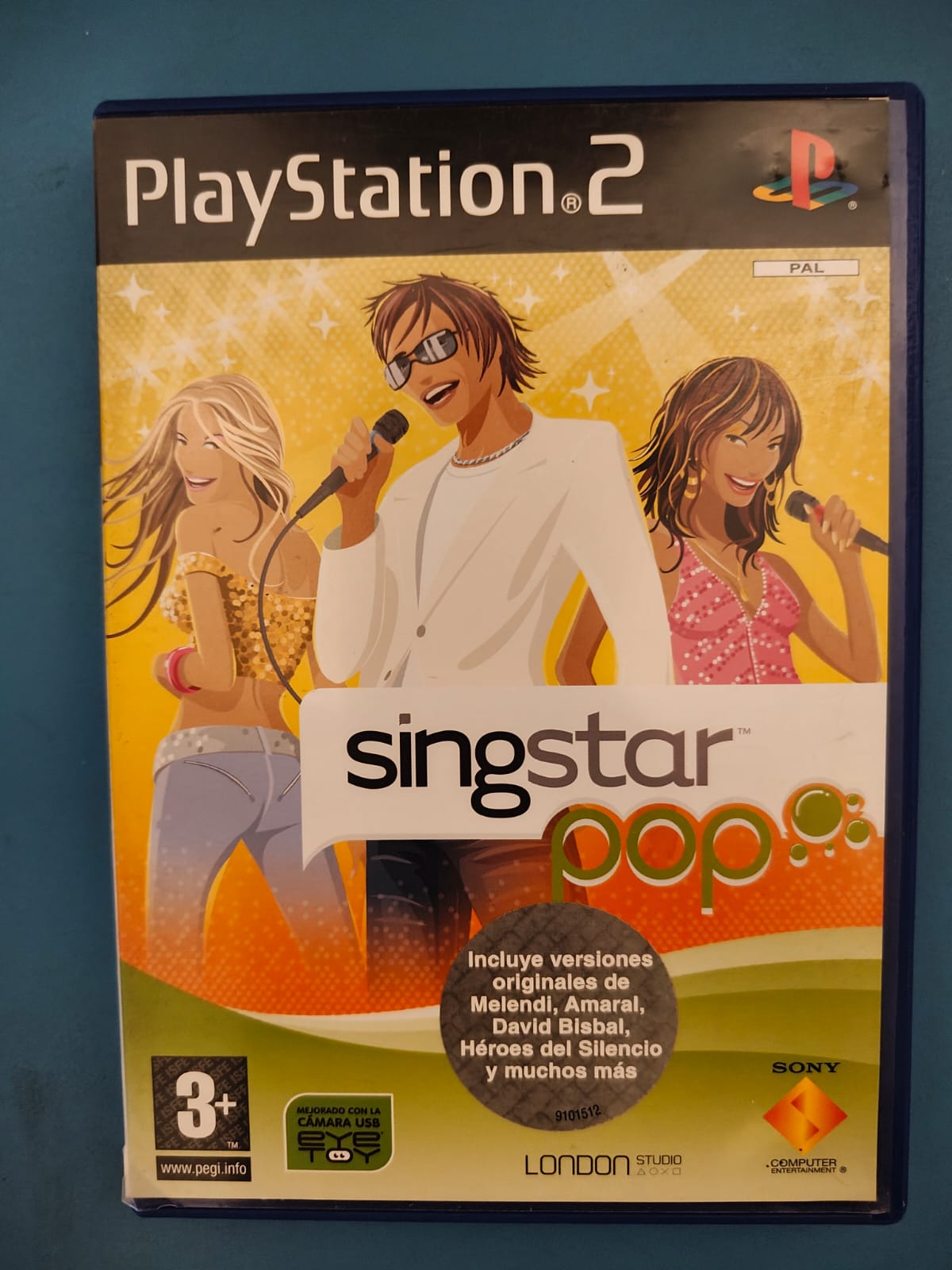SingStar Pop PlayStation 2 juego + caja PAL ESP - Estado cuidado