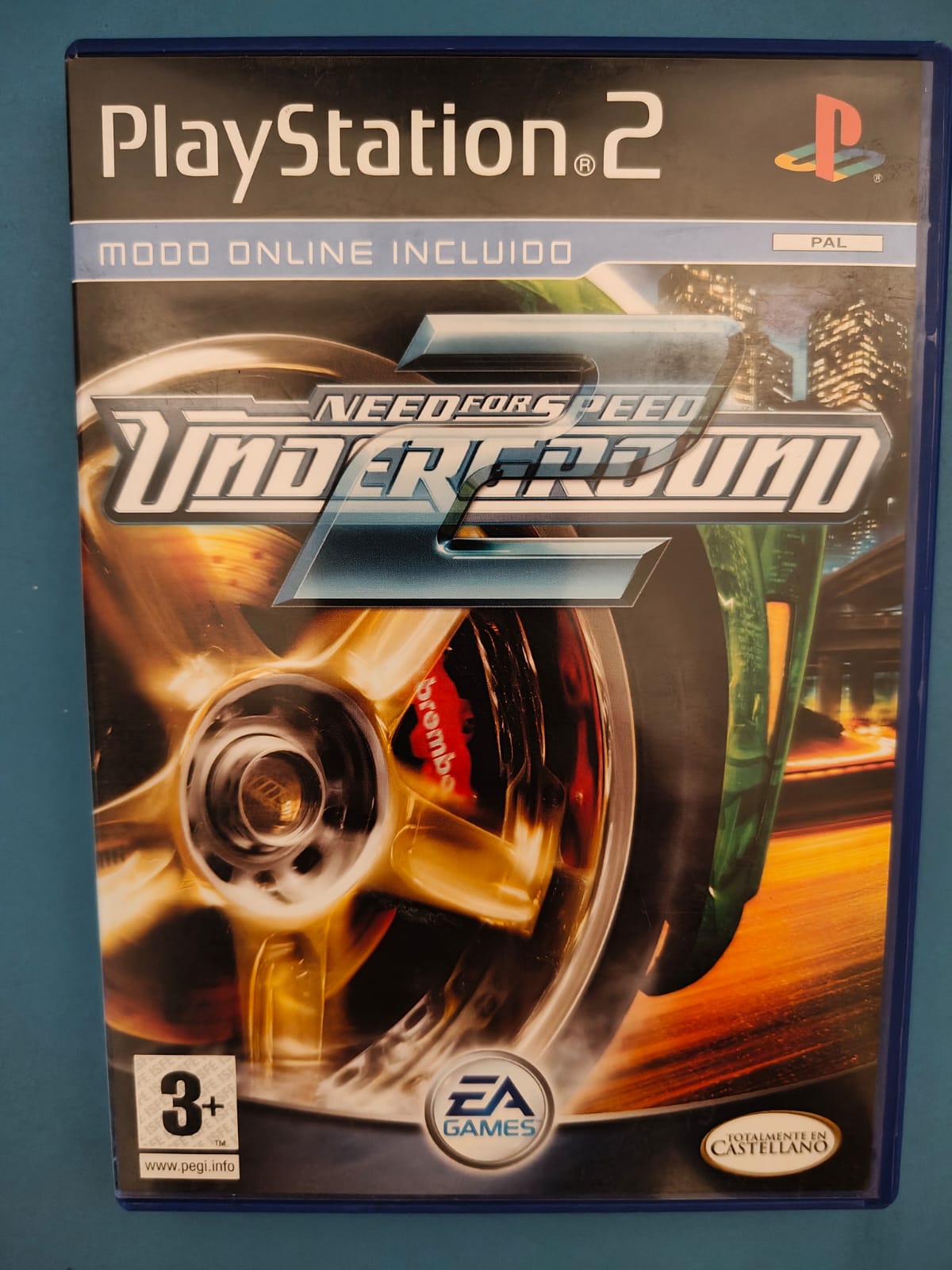 Need for Speed Underground 2 PlayStation 2 juego + caja PAL ESP - Estado excelente