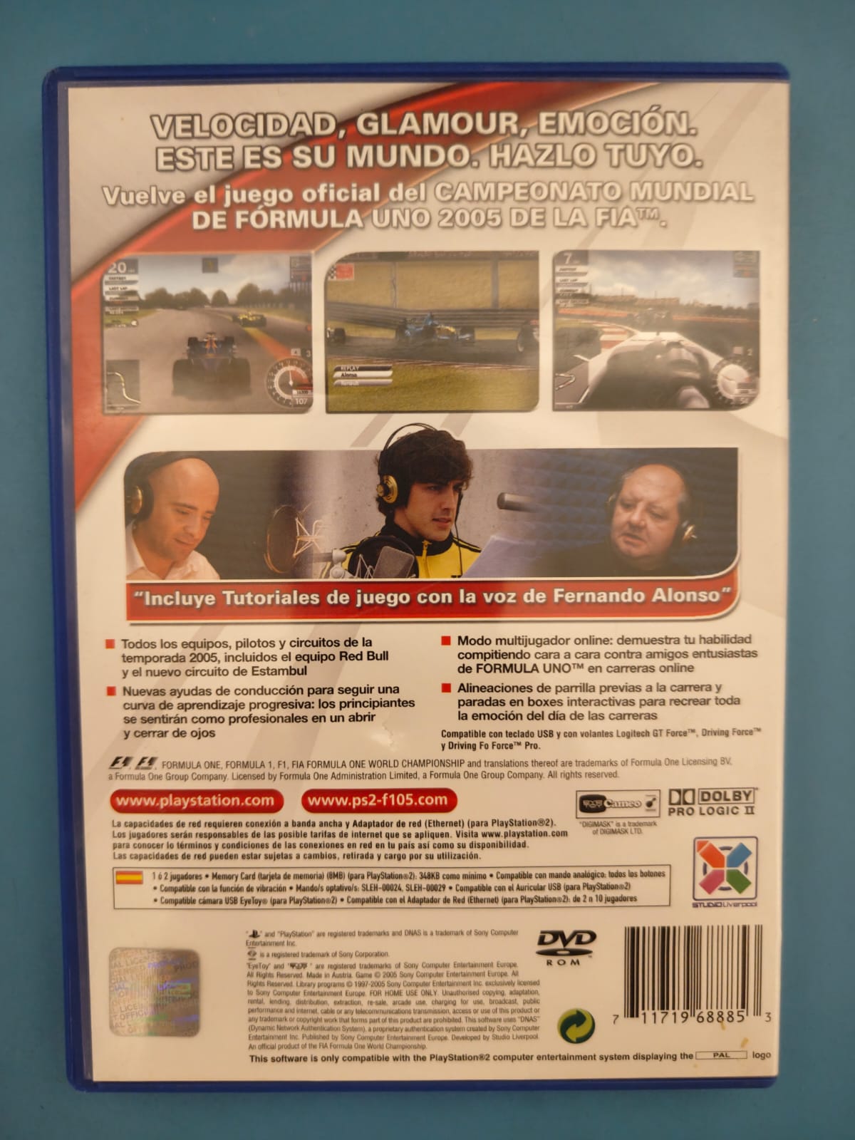 F1 05 PlayStation 2 juego + caja PAL ESP - Estado excelente