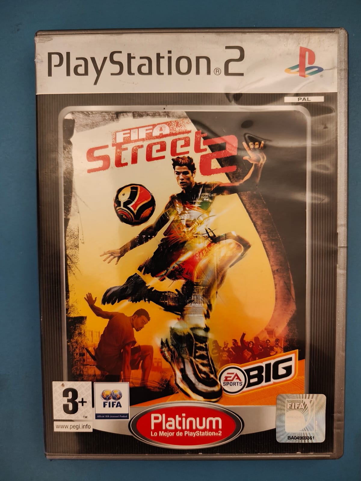 FIFA Street 2 Platinum PlayStation 2 juego + caja PAL ESP - Estado cuidado